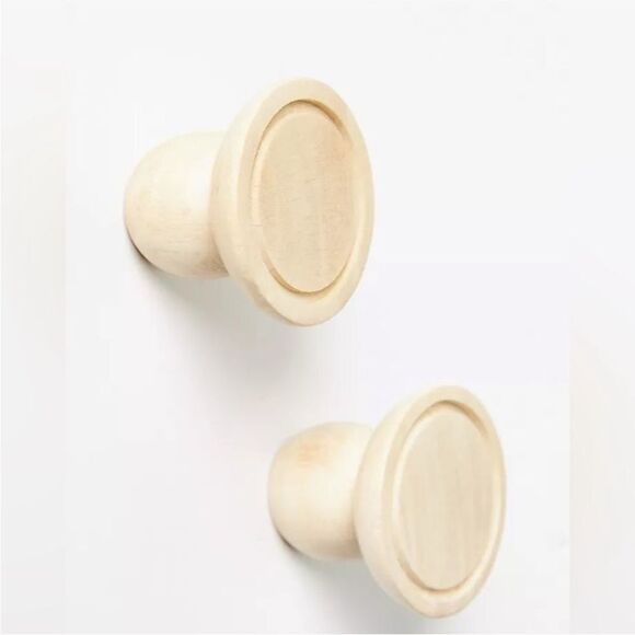 Anthropologie Sonali Wooden Knobs, Set of 2 - Picture 6 of 6